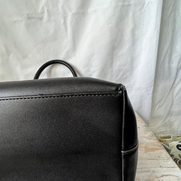 Anne Klein Tote, Shoulder or Crossbody Style Bag, Black, Large, VGC! - Picture 10 of 15